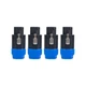 4 pcs NL8FC 8 Pole Locking High-Load Speakon Connector Replacement for Neutrik
