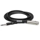 Hosa Unbalanced Interconnect Cable - Female XLR3 To 1/4" TS - 5 ft