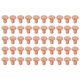 uxcell 100Pcs Copper Solid Rivets, 1/8" x 5/32" x 5/32", Tone 