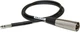 Hosa TTX-103M Balanced Interconnect, TT TRS to XLR3M, 3 ft