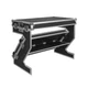 Sound Town DJ Z-Table Workstation Folding Mobile Flight Case with Wheels and ...