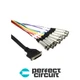 Hosa DTF-805 8-Ch XLR-F to DB25 5-Meter CABLE SNAKE - NEW - PERFECT CIRCUIT