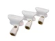 Audio2000'S S4110 3-PK White Wireless Microphone Holders Clips White-3PK 