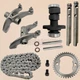 Camshaft Rocker Arm & Cam Gear Sprocket Kit for Honda FourTrax 250 TRX250X 87-92