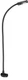 LittLite 18XR-4-LED 18" Gooseneck LED Lamp with Right-angled 4-pin XLR Connector