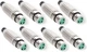 8 Switchcraft AAA3FZ AAA Series 3 Pin XLR Female Cable Mount, Silver Pins /