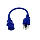 1 Ft Blue Power Cord for BEHRINGER EUROPOWER PMP4000 PMP6000 MIXER