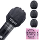 120pcs (60 pairs) Mic Covers Disposable Non-Woven, 120 pack-Black