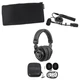 Audio Technica PRO 35 Condenser Clip-On Instrument Microphone Mic + Headphones