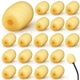 Innconee 20 Mini Size Headset Windscreen Microphone 2 x 15 mm, Skin Color 