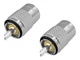 Amphenol PL259 Coax Connectors Male UHF Solder Plug 83-1SP-15RFX (2 Pack)