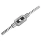 uxcell Adjustable Tap Wrench Handle, for Metric M1-M8 W1/16-1/4 M1-M8, Silver 