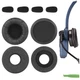 Geekria Ear Pads + Mic Windscreen Foam Ear Pads for BlueParrott B250-XTS (Black)