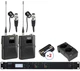 Shure ULXD4D Dual Wireless System with Cardioid Lavalier Microphones