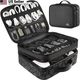 MATEIN Cord Organizer Case with Adjustable Divider, DJ Cable Large, Black