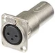 Neutrik NA3FDM 3-pin XLRF to 3-pin XLRM Panel Mount Feedthrough Adapter