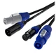 Blizzard Lighting powerCON Power/3-Pin XLR DMX Combo Cable, 50'