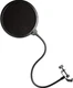 Movo PF-6 Dual Layer Microphone Mesh Pop Filter with Gooseneck Arm and Clamp