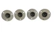 ITT Cannon XLR-3-14 Round Male Panel Mt Connector, Set of 4 - NOS, Free Shipping