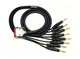 Mogami GOLD-DB25-TRS-10 Analog Recorder Interface Cable, 8 Channel, DB25 to T...