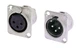 NEW Neutrik NC3FD-L-1 & NC3MD-L-1 3 Pin Female & Male XLR Panel Mic Connectors