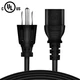 5ft UL Power Cord For Denon DJ X1850 Prime Professional 4-Channel DJ Club Mixer