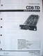 Yamaha CD8-TD Digital I/O Card Original Service Manual Schematics Part List Book