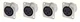 (4 PACK) NEUTRIK NC3FD-L-1 3-PIN XLR Female D Type Panel Mount - Nickel