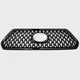 Trim Illusion ABS6493BLK Black Front Grille Overlay for 18-19 Tacoma TRD Sport