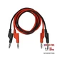 Test Lead Banana Plug Male Stackable to Banana Plug [39" / 1 Set]