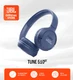 JBL Tune 510BT Wireless Bluetooth On-Ear Stereo Blue Headphones Mic Extra Bass