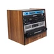 Sound Town DIY 8U Studio Rack with Furniture Grade Walnut Laminate (SDRK-8WN)