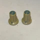 2 PCS Original TASCAM Knob BLUE / BEIGE for M-1600 & Others - Mixer Vintage Part