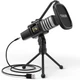 TONOR USB Microphone for PC, Cardioid Condenser with Tripod Stand TC30