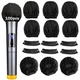 Microphone Covers Disposable Microphone Cover 100Pcs Mic Cover Disposable KTV