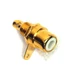 10pc RCA Audio Jack Female Socket Gold plated SCP-607 Insulator Color= White
