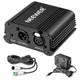 Neewer 1-Channel 48V Phantom Power Supply with Adapter, BONUS+XLR 3 Pin Micropho
