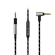 Nylon Audio Cable with Mic For Sennheiser HD598 Cs SR SE HD599 HD 569 HD 579