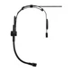 Shure SM39 Cardioid Singing Headset Microphone with TQG Connector (Black)