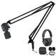 Warm Audio PC Gaming Streaming Twitch Kit: Skylight Mic+Pro-M50 Headphones+Boom