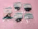 NEUTRIK 5pc CONNECTOR LOT w/ NC3MEZY-B & NC4FRX NEW!