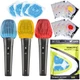 200 PCS (100 Pack) Microphone Hygiene Covers Disposable Non-Woven Handheld Mic M