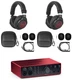 Focusrite SCARLETT 16I16 4G 4th Gen Audio Recording Interface+(2) Headphones