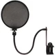 Nady SPF-1 Microphone Pop Filter with Boom and Stand Clamp, Black