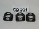 PEAVEY MIXER BOARD REPLACEMENT PART SRC 6024 LOT OF 3 XLR MIC COVERS BLACK 