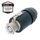 Neutrik NAC3FC-HC powerCON 32a Cable Connector. Black and Grey. Power-Input