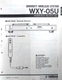 Yamaha WXY-05U Wireless System Original Service Manual, Schematics, Parts List