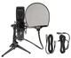 Rockville RCM PRO Podcast Podcasting Microphone+Shockmount+Tripod+Pop Filter