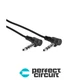 Hosa CSS-110RR Right-Angle 1/4" TRS Cable - 10FT CABLE - NEW - PERFECT CIRCUIT