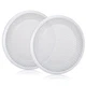 Facmogu 2PCS 5in Round Speaker Grille Replacements, White 5 Inch, 